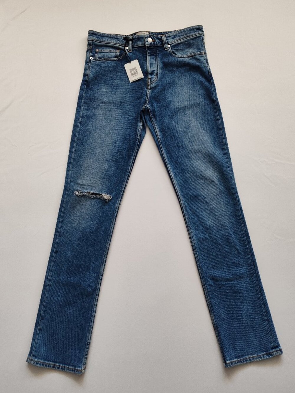 NWT Zadig & Voltaire Steeve Cut Distressed Organic Denim Jeans Size 29